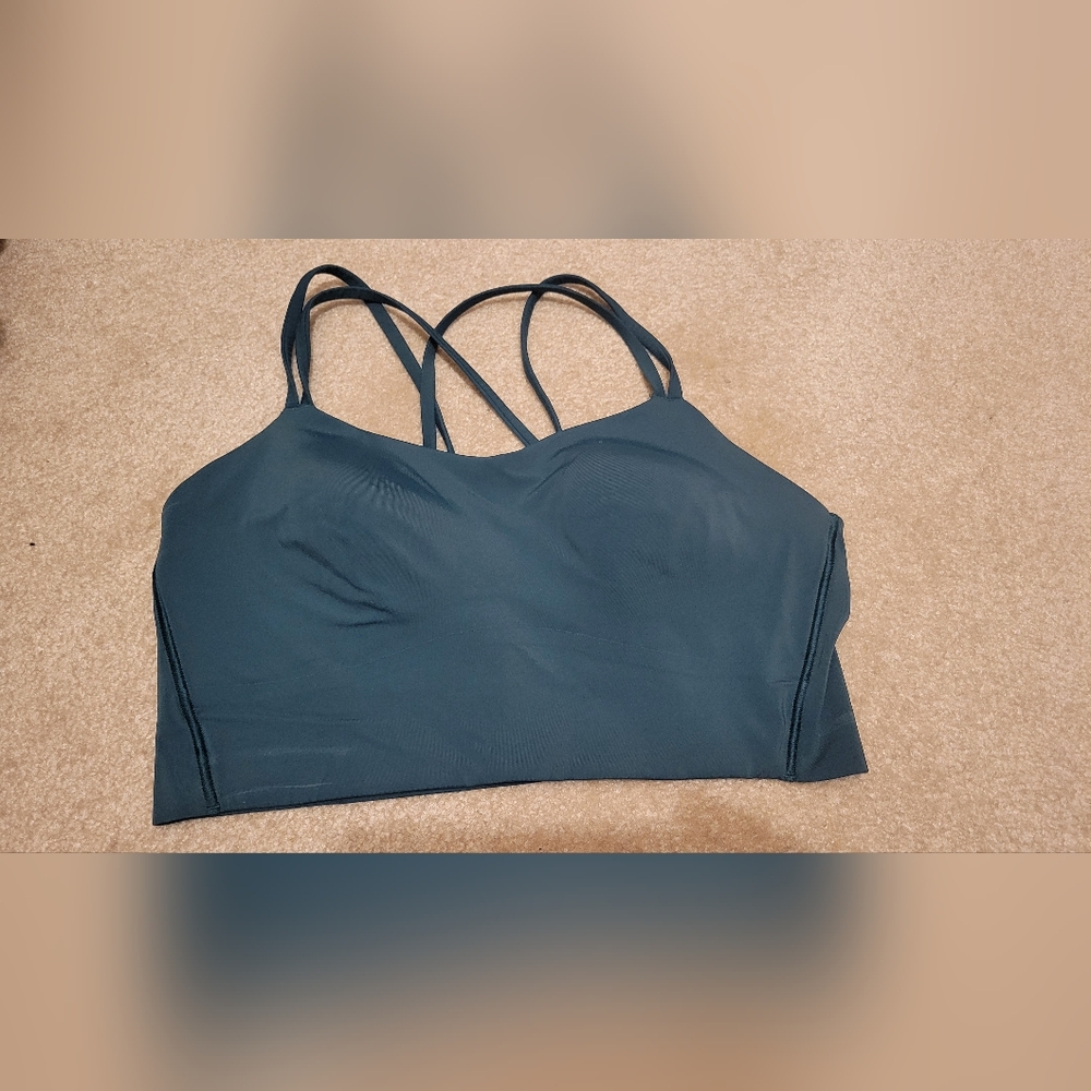 Lululemon like a cloud longline bra size 10